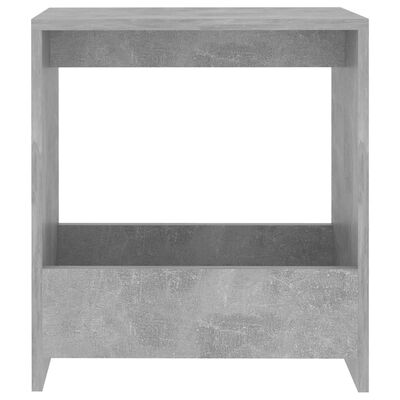 vidaXL Sivupöytä betoninharmaa 50x26x50 cm lastulevy
