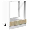 vidaXL Uunikaappi Sonoma-tammi 60x46x81,5 cm lastulevy