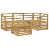 vidaXL Ulkosohvakokoelma 5 pcs valkoinen 59 x 59 x 37 cm