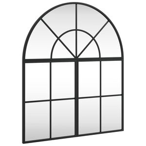 vidaXL Sein&auml;peili musta 60x70 cm kaari rauta
