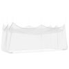 vidaXL Puutarhan hyttysverkko 220 mesh valkoinen 3 x 6 x 2,5 m