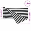 vidaXL Näkösuoja antrasiitti ja valkoinen 1,8x25 m HDPE 195 g/m²