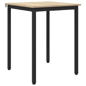 vidaXL Ruokap&ouml;yd&auml;t 60 x 60 x 75 cm Tekninen puu Sonoma-tammi Neli&ouml;