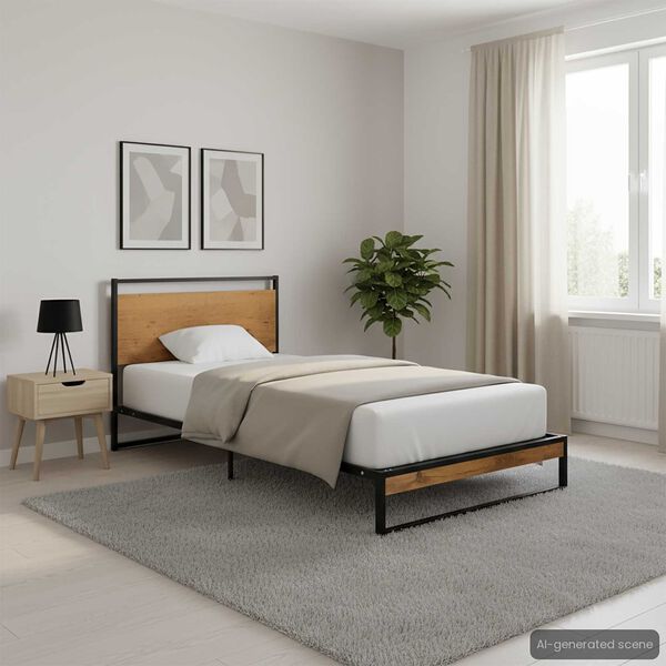 vidaXL S&auml;ngynrunko metalli 90x200 cm