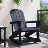 vidaXL Adirondack keinutuoli Laivastonsininen 92 x 73.5 x 92 cm HDPE