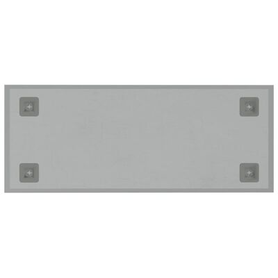 vidaXL Seinäkiinnitteinen magneettitaulu valkoinen 50x20 cm lasi