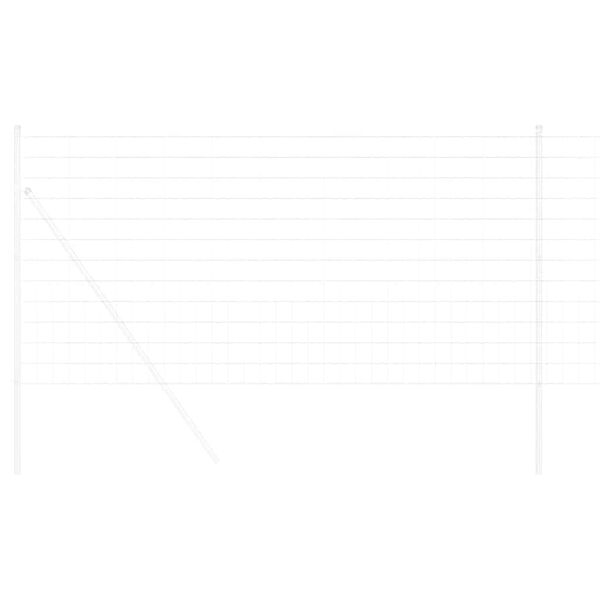 vidaXL Euroaita Hopea 1.2 x 10 m Kuumasinkitty rauta