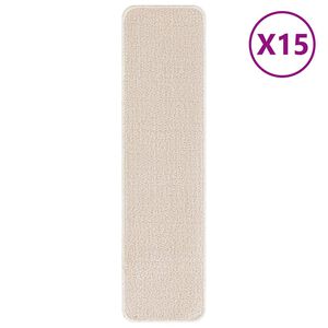 vidaXL Liukumattomat portaamatot 15 kpl 75 x 20 cm Kerma PP Suorakaide