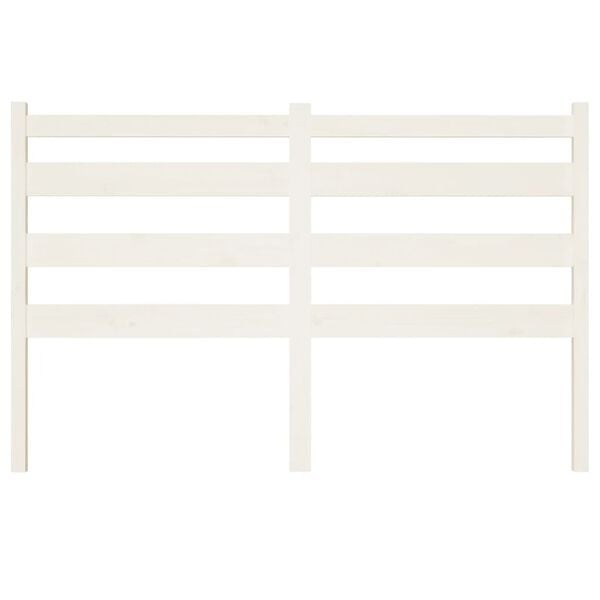 vidaXL S&auml;ngynp&auml;&auml;ty valkoinen 186x4x100 cm t&auml;ysi m&auml;nty