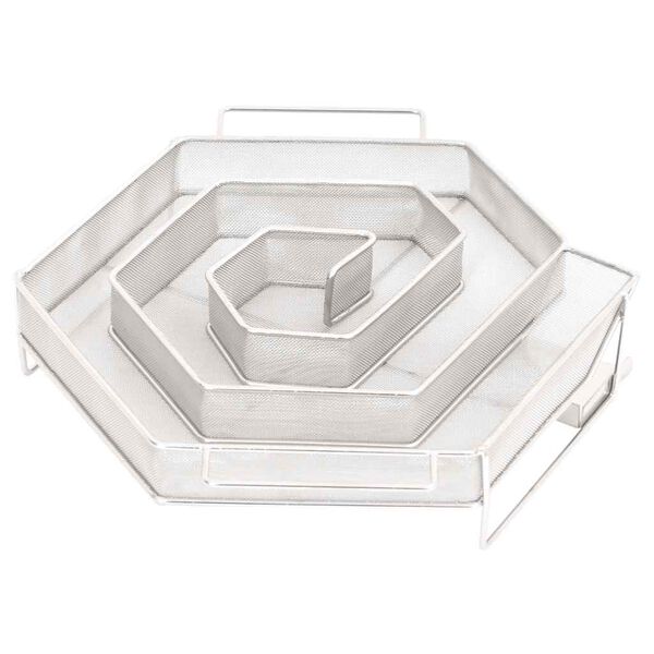 vidaXL Kylm&auml;savugeneraattori kuusikulmio 22,5 cm ruostumaton ter&auml;s