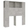 vidaXL S&auml;ngynp&auml;&auml;ty s&auml;ilytystilalla betoninharmaa 100x18,5x102,5 cm