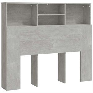 vidaXL S&auml;ngynp&auml;&auml;ty s&auml;ilytystilalla betoninharmaa 120x19x103,5 cm
