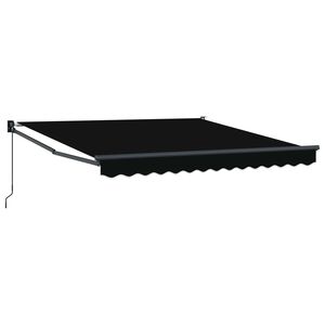 vidaXL Vedett&auml;v&auml; markiisi Musta 300 x 250 x 165 cm
