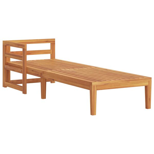 vidaXL Aurinkotuoli k&auml;sinojalla kermanvalkoinen t&auml;ysi akasiapuu