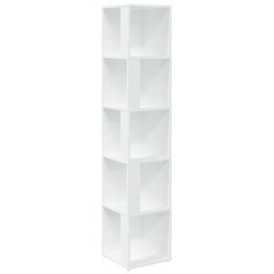 vidaXL Kulmakaappi valkoinen 33x33x164,5 cm tekninen puu