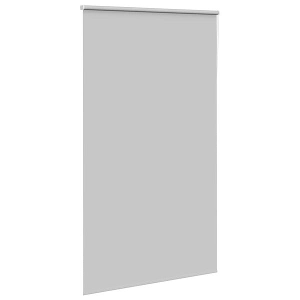 vidaXL Rullaverho Blackout vaalean harmaa 130x210 cm Kankaan leveys