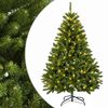 vidaXL Salkomallinen tekoinen joulukuusi 120 cm 150 LEDi&auml;