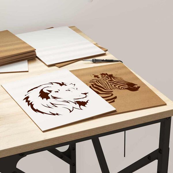 vidaXL Dekoripaneelit 150 pcs Valkoinen 21 x 30 x 0.3 cm Tekninen puu