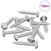 vidaXL Itsekiertev&auml; kynsi 12 kpl Sinkitty 4 x 25 mm Ter&auml;s