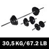 Levypaino + 2 k&auml;sipainon sarja 30,5 kg