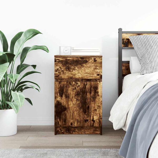 vidaXL Y&ouml;p&ouml;yt&auml; savutammi 39x35x65 cm tekninen puu