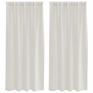 vidaXL Verhosatiini verhoilla 2 pcs Kerma 175 x 140 cm Polyesteri