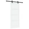 vidaXL Liukuovi ORKDAL valkoinen 83 x 202 cm T&auml;ysi m&auml;nty