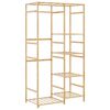 vidaXL Vaateteline hyllyill&auml; 100x50x184,5 cm Bambu