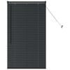 vidaXL Venetsialaiset Verhot Musta 130 x 80 cm Alumiini