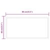 vidaXL Kylpyhuoneen LED-peili 80x40 cm