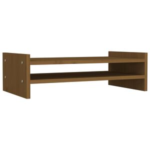 vidaXL N&auml;ytt&ouml;koroke hunajanruskea 50x27x15 cm t&auml;ysi m&auml;nty
