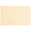 vidaXL Parvekkeen yksityisyyssuoja kerma 300x120 cm PVC