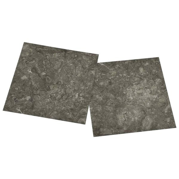 vidaXL Lattialankut 55 pcs Harmaa 5,11 m&sup2; Polyvinyylikloridi