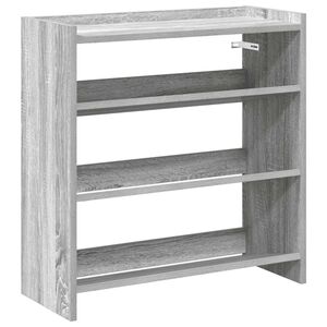 vidaXL Kenk&auml;teline harmaa Sonoma 60x25x62 cm tekninen puu