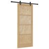 vidaXL Liukuovi ORKDAL 86 x 211 cm T&auml;ysi m&auml;nty Luonnollinen