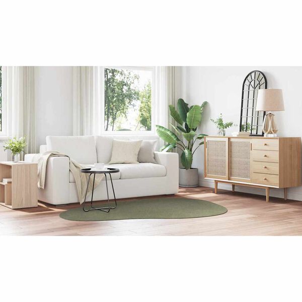 vidaXL Alue matot HUARTE Mets&auml;nvihre&auml; 140 x 200 cm Polyesteri