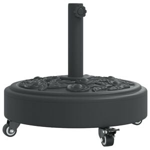 vidaXL Aurinkovarjon jalusta py&ouml;rill&auml; &Oslash;38/48 mm tangolle 27 kg py&ouml;re&auml;