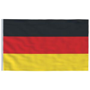 vidaXL Saksan lippu 90x150 cm