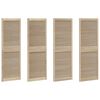 vidaXL Kaapin ovi ovella 4 pcs Luonnollinen 170 x 2,1 x 59,5 cm