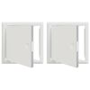 vidaXL Access Panel 2 kpl Valkoinen 23 x 23 x 3 cm Ter&auml;s