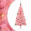 vidaXL Joulukuusi Pinkki 150 cm Polyvinyylikloridi