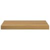 vidaXL Sein&auml;hylly 2 pcs Ruskea 50 x 23 x 4 cm Tekninen puu