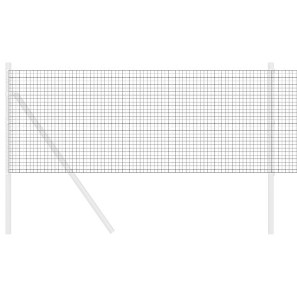 vidaXL Hitsattu lankaa Harmaa 0,6 x 10 m