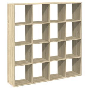 vidaXL Kirjahylly Sonoma-tammi 137,5x29x137,5 cm lastulevy