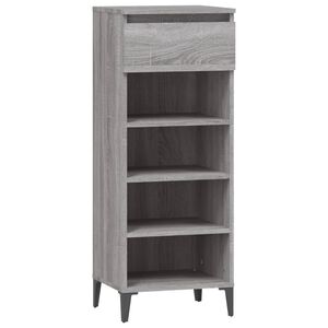 vidaXL Kenk&auml;teline harmaa Sonoma 40x36x105 cm tekninen puu