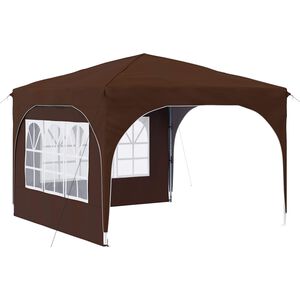 vidaXL Pop-up Juhlateltta 290 x 290 x 245 cm Ruskea