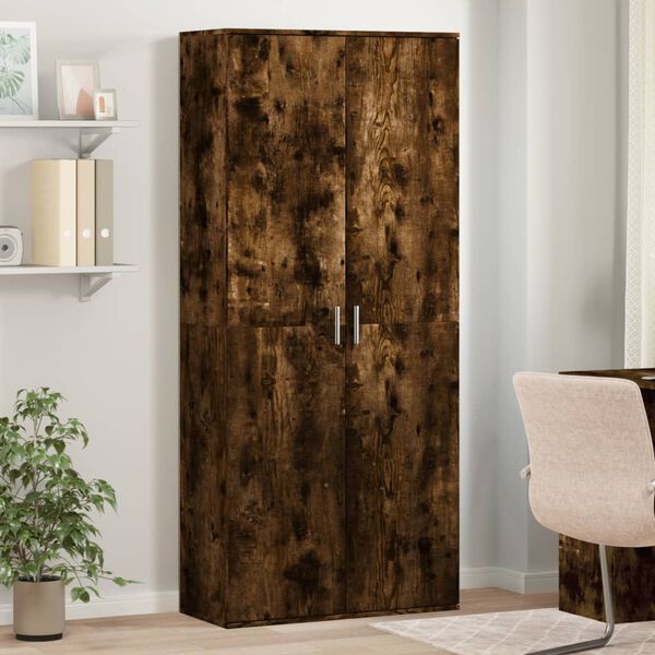 vidaXL Kaappi savutammi 80x35x180 cm tekninen puu