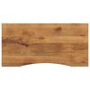 vidaXL P&ouml;yt&auml;levy kaarella 110x50x2,5 cm ovaali t&auml;ysi karkea mangopuu