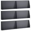 vidaXL Pato 6 kpl 80 x 12 x 30 cm Ter&auml;s Antrasiitti