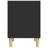 vidaXL Yöpöydät 2 kpl musta 40x35x50 cm